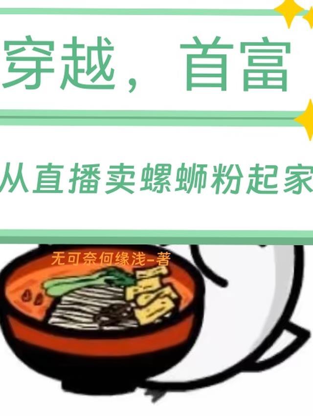 穿越，首富從直播賣螺蛳粉起家